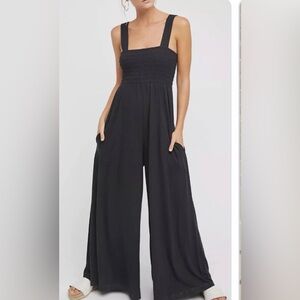Free People Beach wide leg jumpsuit - size Small